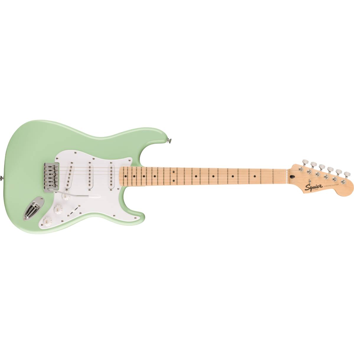 Fender Squier FSR Sonic Stratocaster Electric Guitar Surf Green w/ White Pickguard - 0373152557