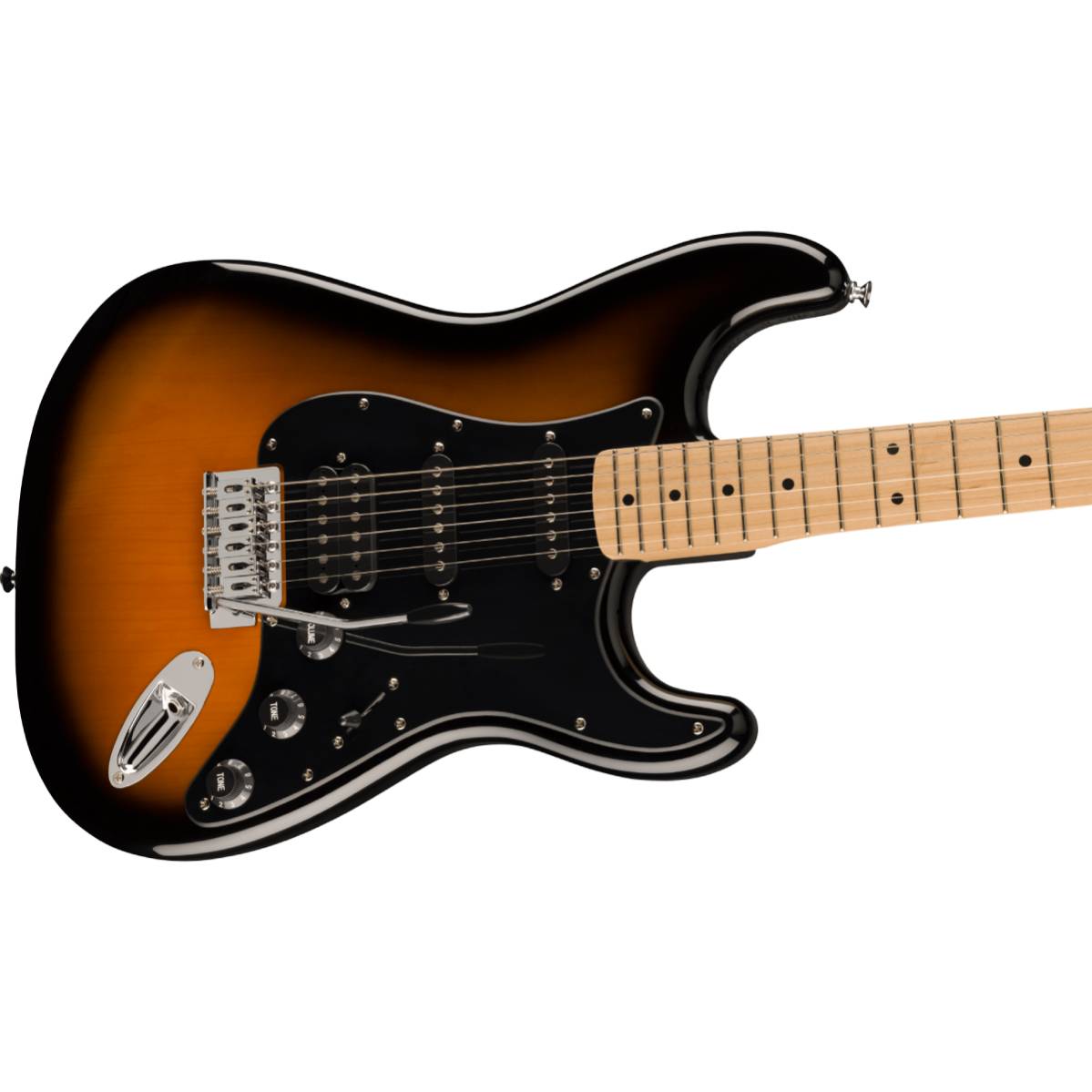 Fender Squier FSR Sonic Stratocaster HSS Electric Guitar 2-Color Sunburst w/ Black Pickguard - 0373203503