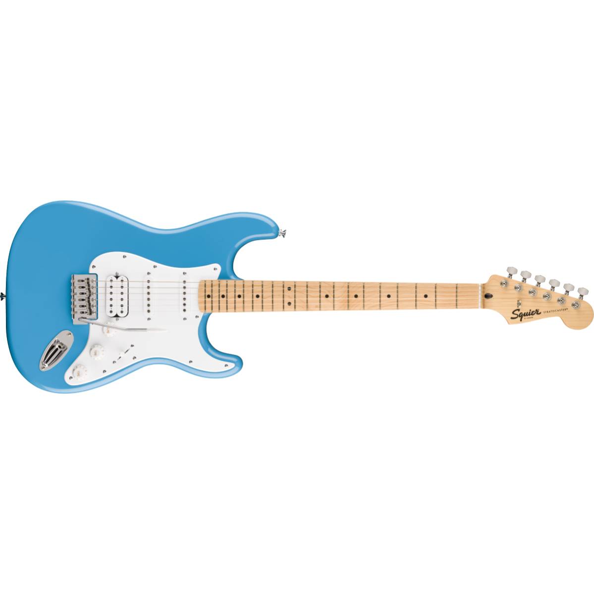 Fender Squier FSR Sonic Stratocaster HSS Electric Guitar California Blue w/ White Pickguard - 0373202526