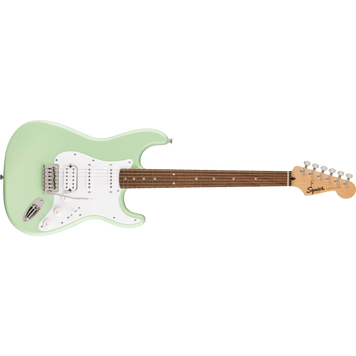 Fender Squier FSR Sonic Stratocaster HSS Electric Guitar Surf Green w/ White Pickguard - 0373200557