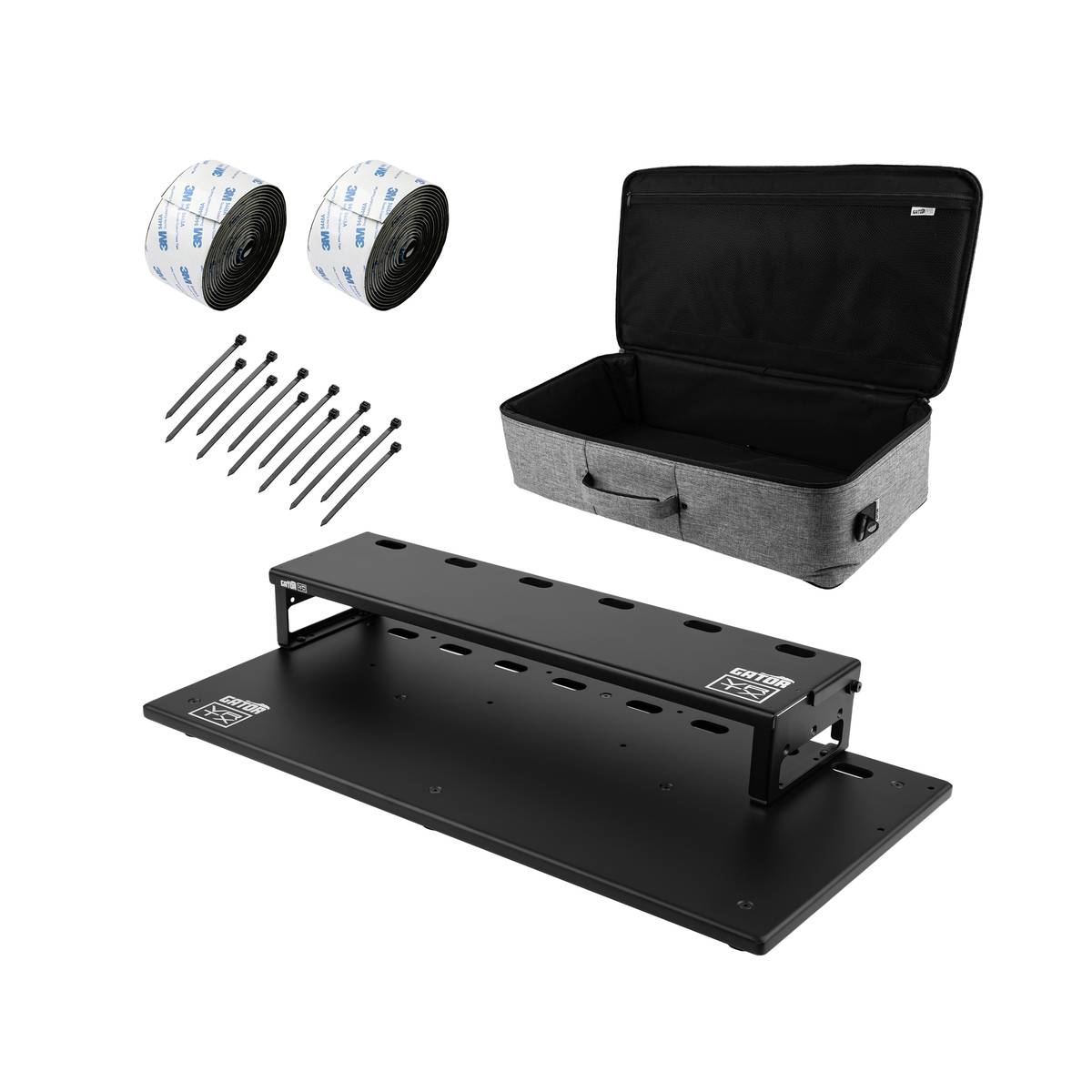 Gator GV-TC2713R2-GB Vertex Tour Compact Pedalboard & Riser 27x13inch w/ Gig Bag
