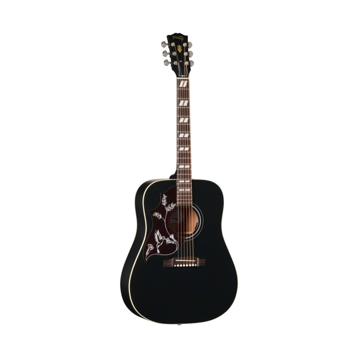 Gibson Hummingbird Special Acoustic Guitar Left Handed Satin Ebony - MCSSHBSPCEBL