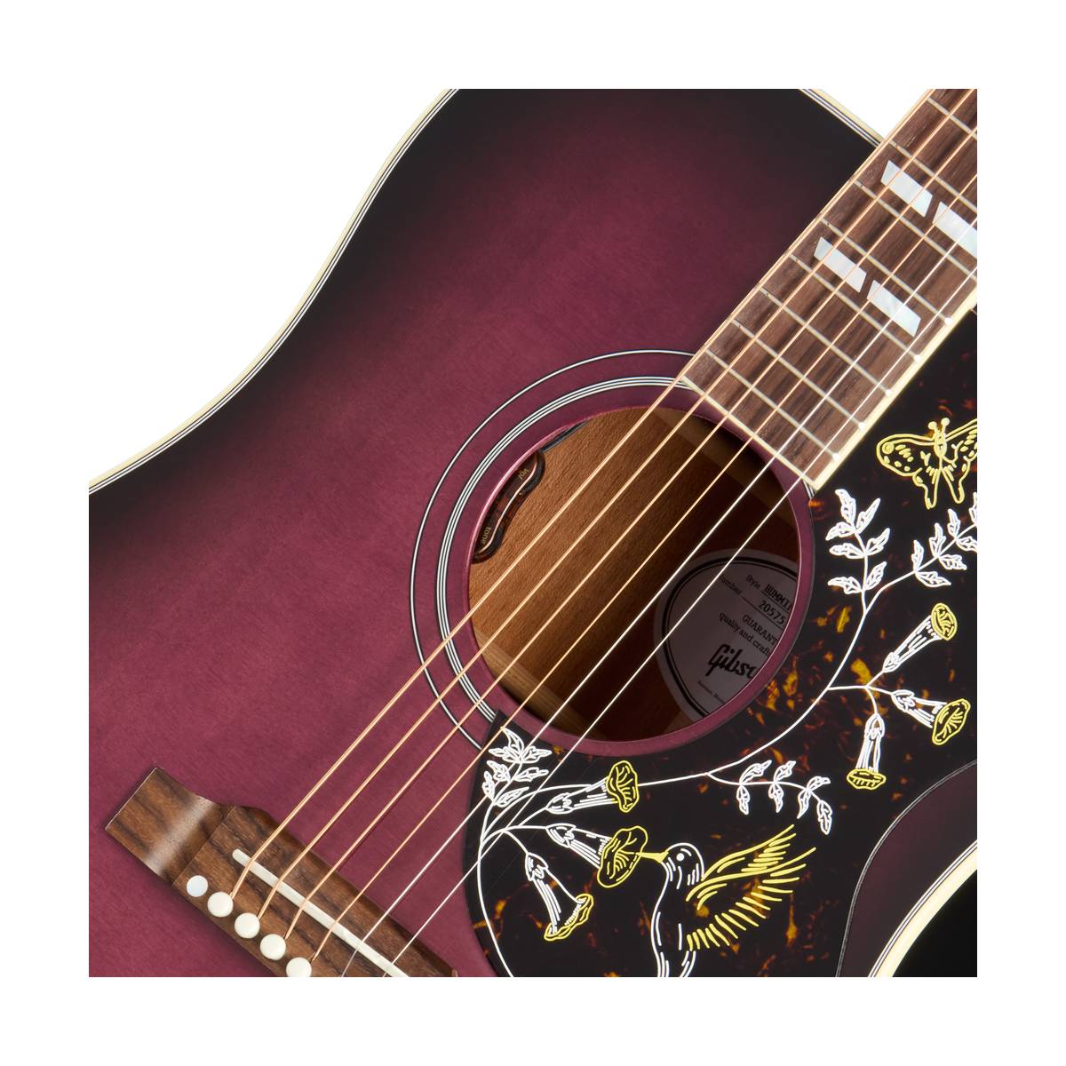 Gibson Hummingbird Standard Acoustic Guitar Purple Burst - MCSSHBPB