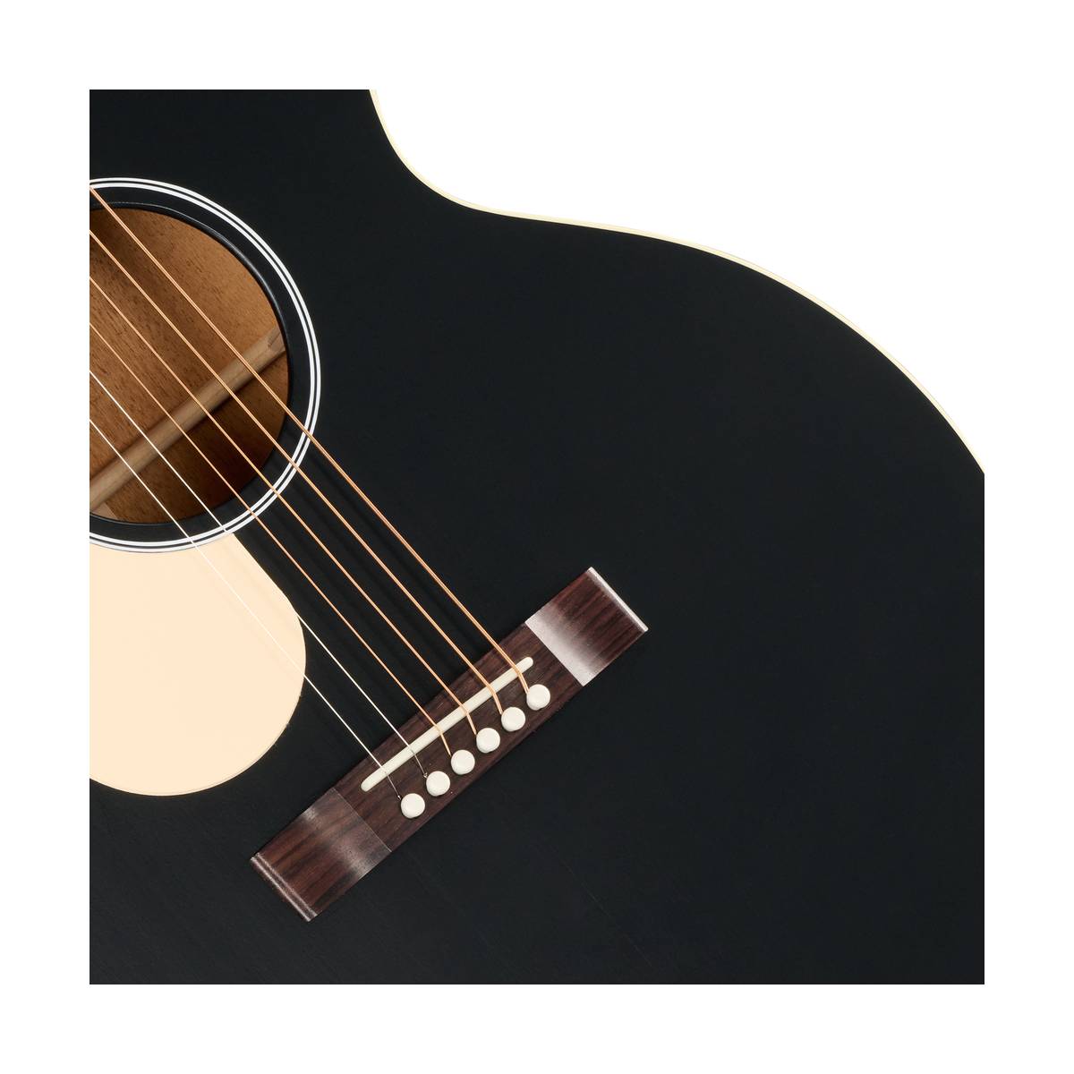 Gibson J-185 Century 12 Fret Acoustic Guitar Left Handed Ebony - OCJB8512EBL