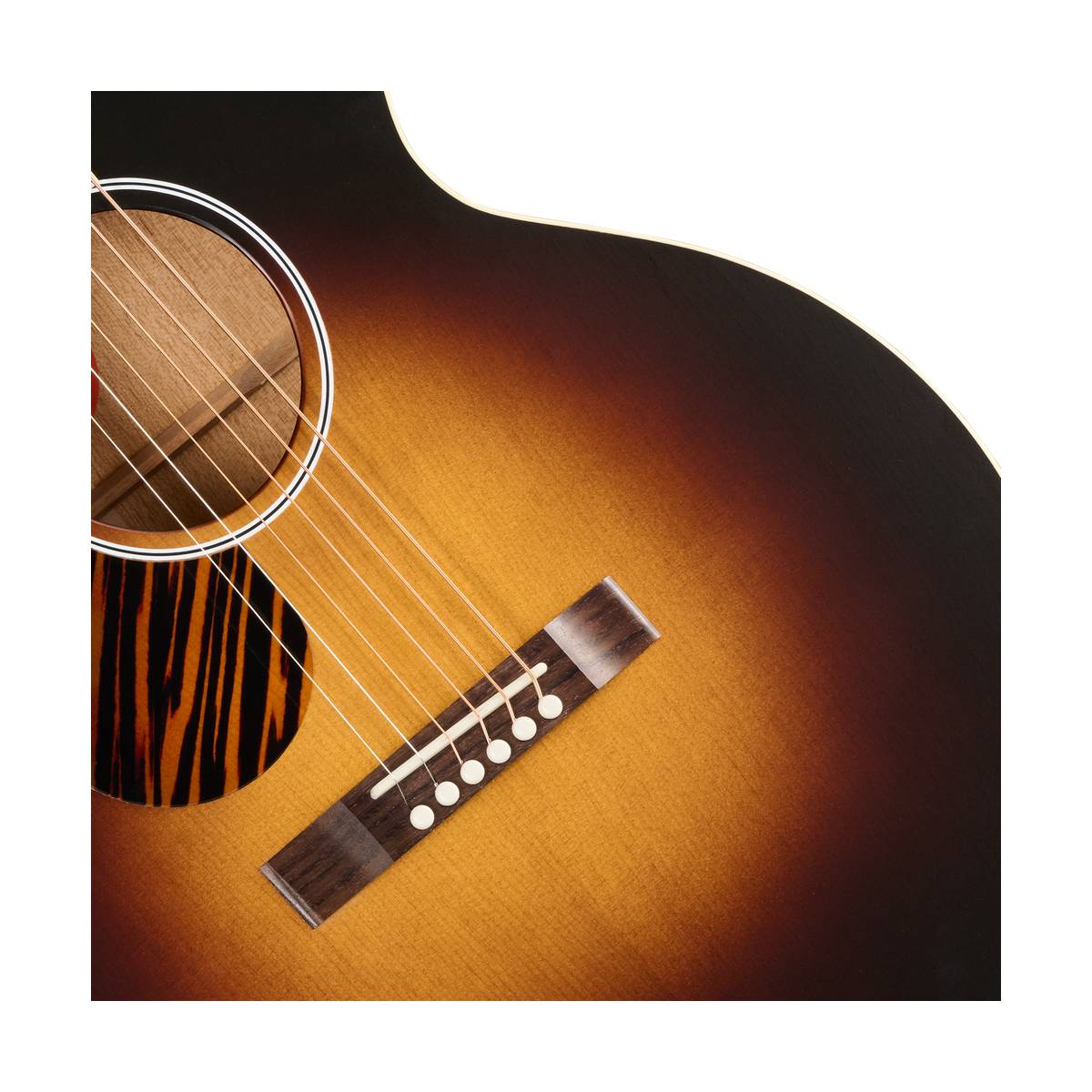 Gibson J-185 Century 12 Fret Acoustic Guitar Left Handed Vintage Sunburst - OCJB8512VSL