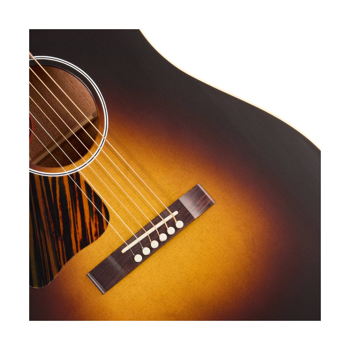 Gibson J-45 Century 12 Fret Acoustic Guitar Left Handed Vintage Sunburst - OCRS4C12VSL