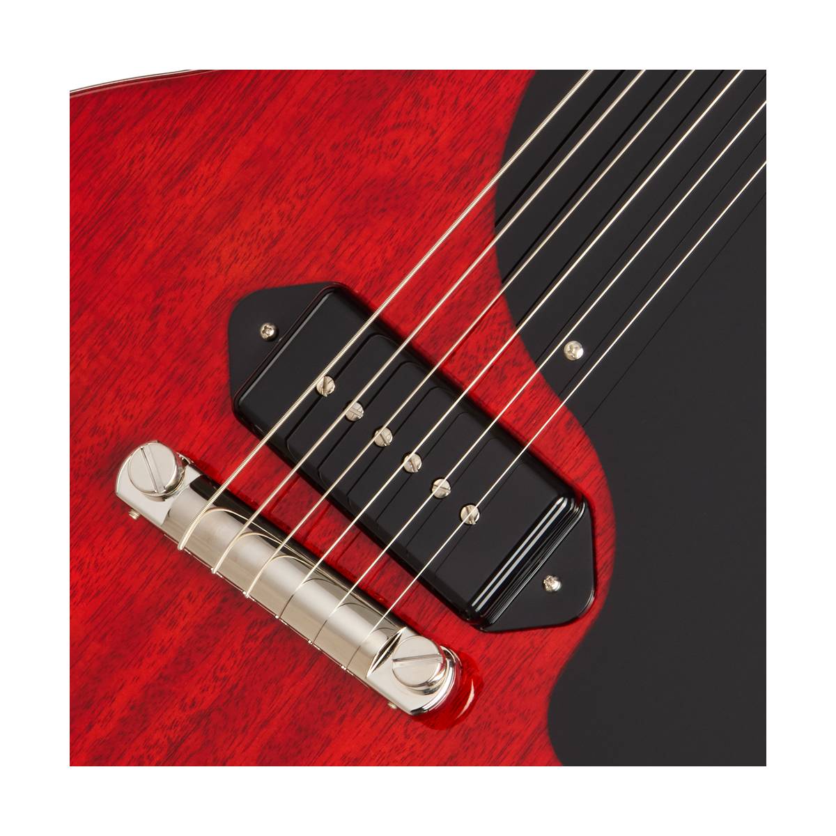 Gibson Les Paul Junior Double Cut Electric Guitar Vintage Cherry - LPJD00VENH1