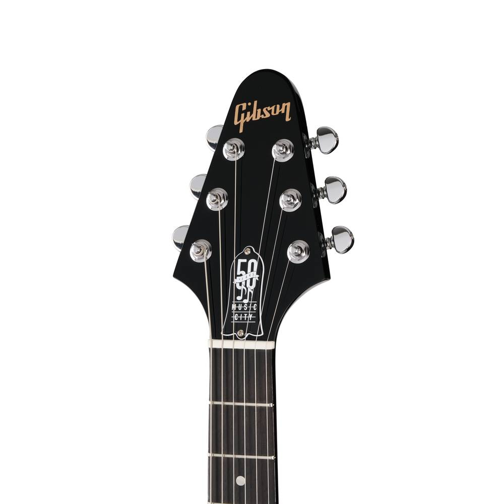 Gibson Les Paul Music City Special 50th Anniversary Electric Guitar Ebony - LPMCS25EBCH1