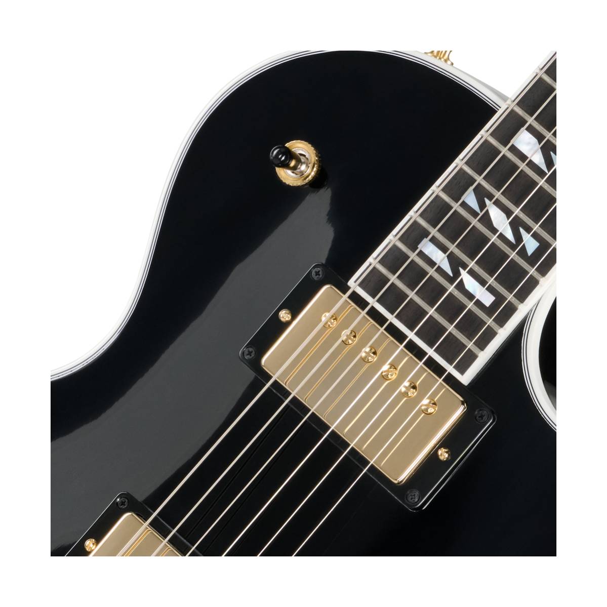 Gibson Les Paul Supreme Electric Guitar Ebony - LPSUP00EBGH1
