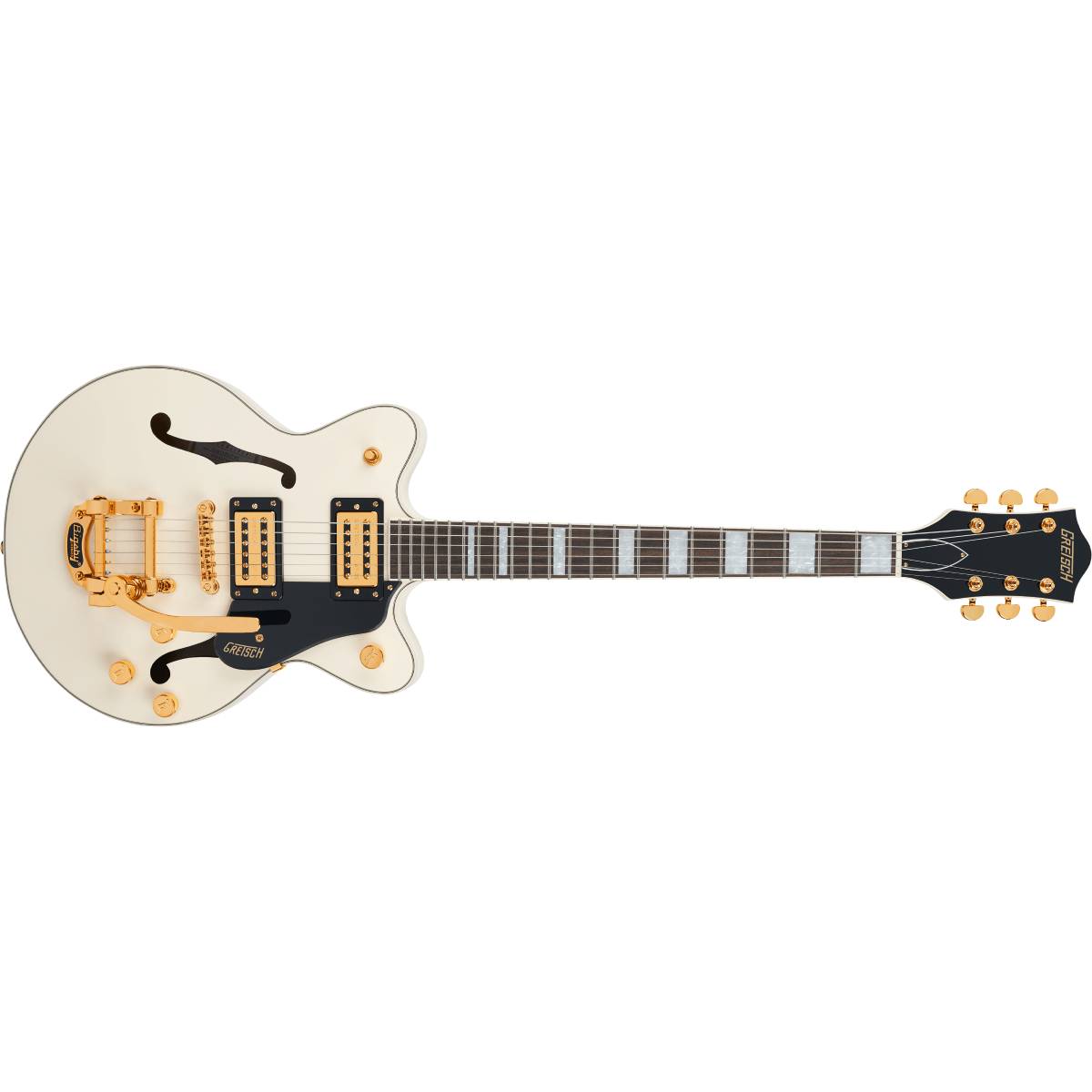 Gretsch Limited Edition G2655TG Streamliner Center Block Jr. Double-Cut Electric Guitar Vintage White w/ Bigsby - 2807281505