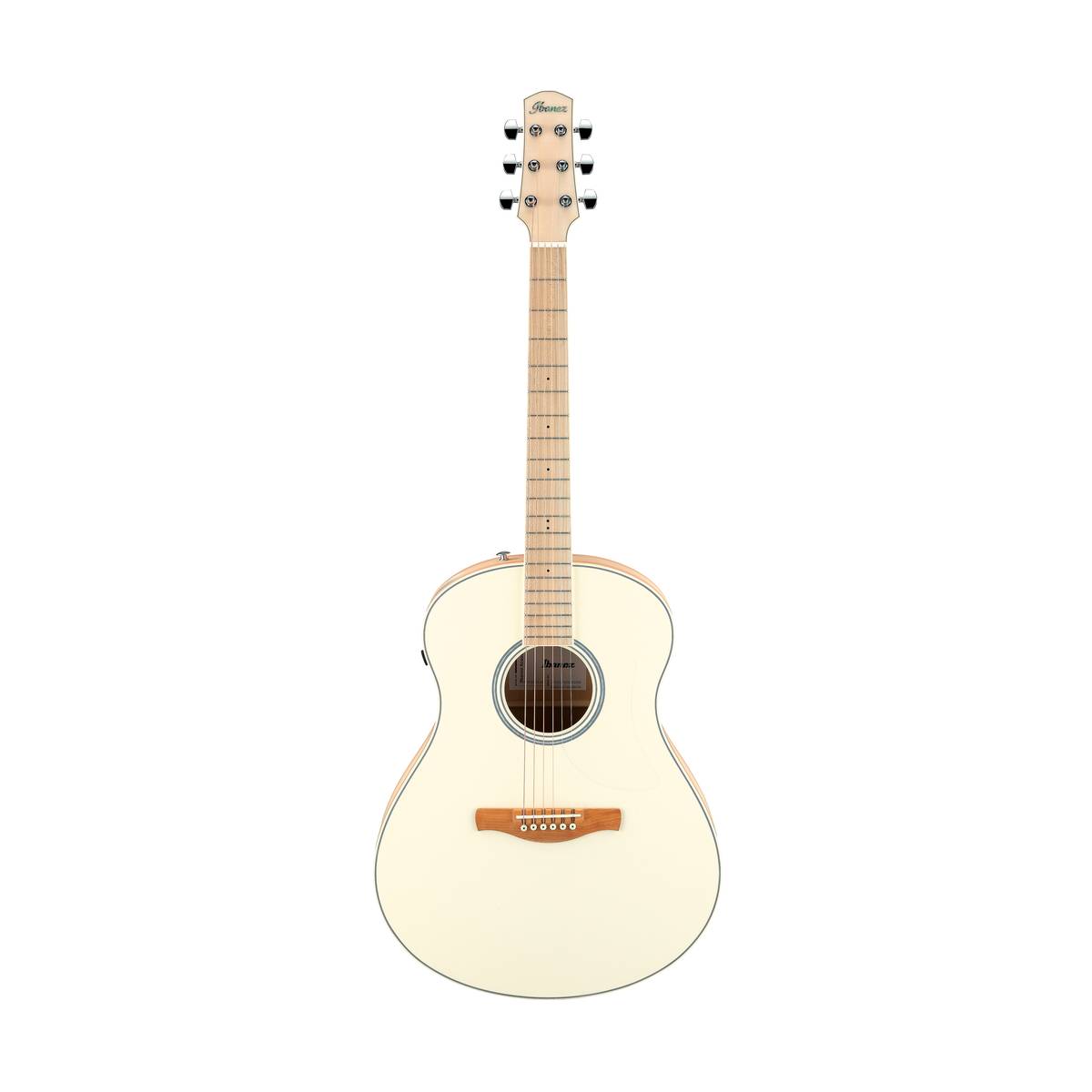 Ibanez AAM370M2E Acoustic Guitar Transparent Antique White Peach Fuzz w/ Pickup