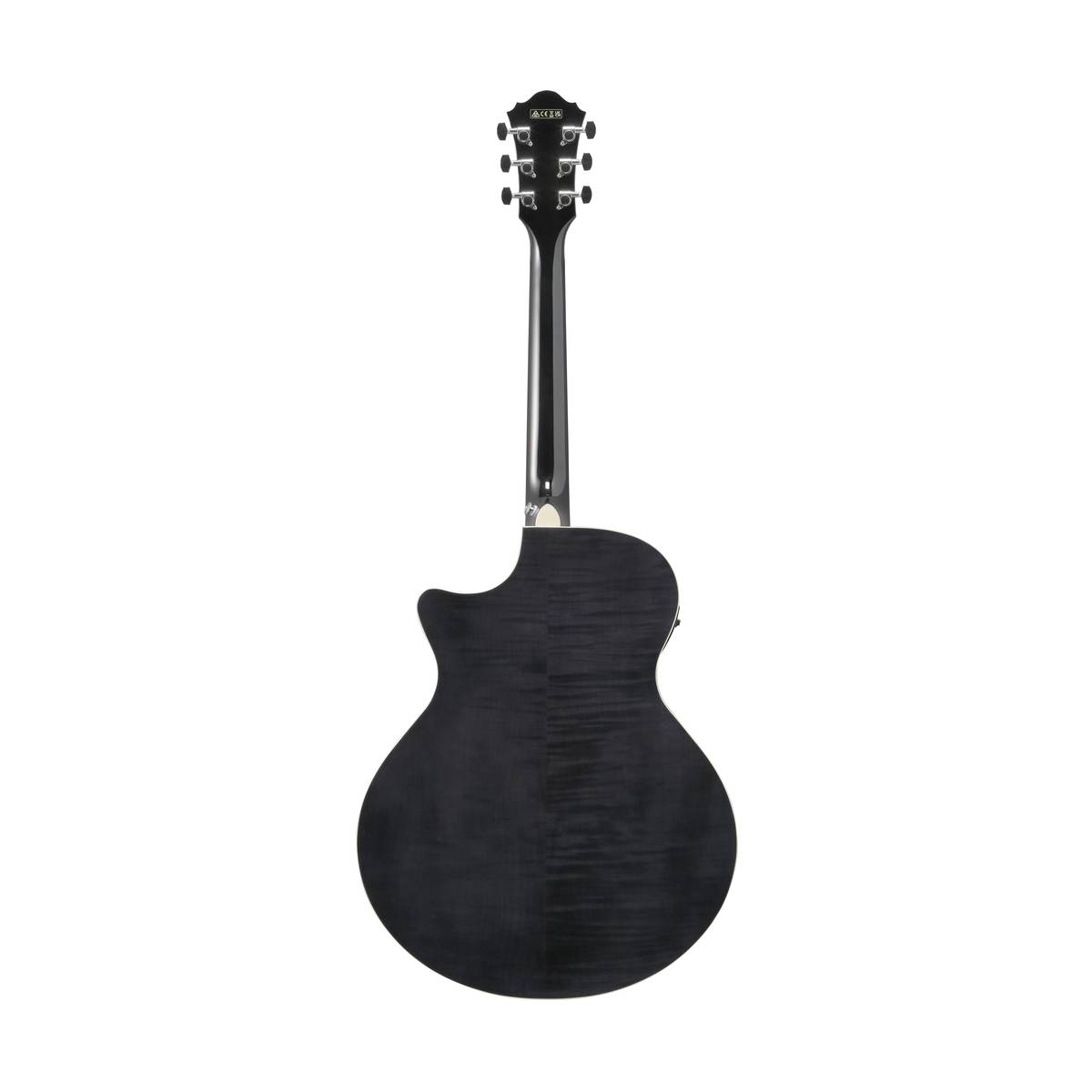 Ibanez AE170 Acoustic Guitar Transparent Black High Gloss w/ Pickup