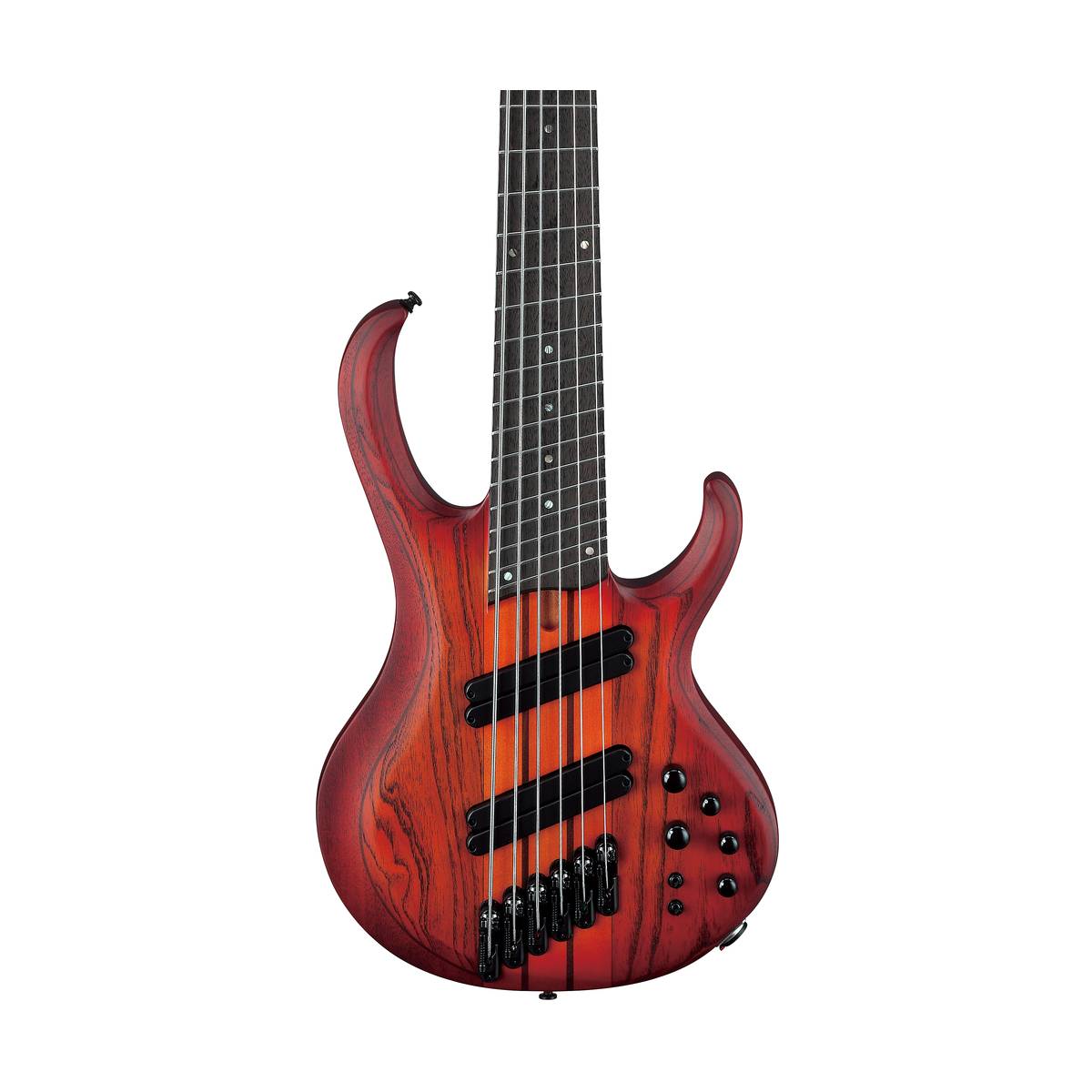 Ibanez BTB866MS Bass Guitar 6-String Brown Topaz Burst Flat