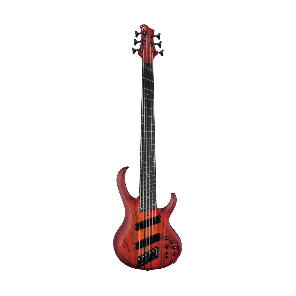 Ibanez BTB866MS Bass Guitar 6-String Brown Topaz Burst Flat