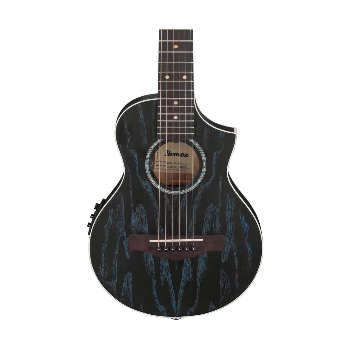 Ibanez EWP16EWB Acoustic Guitar Galaxy Aqua Open Pore w/ Pickup