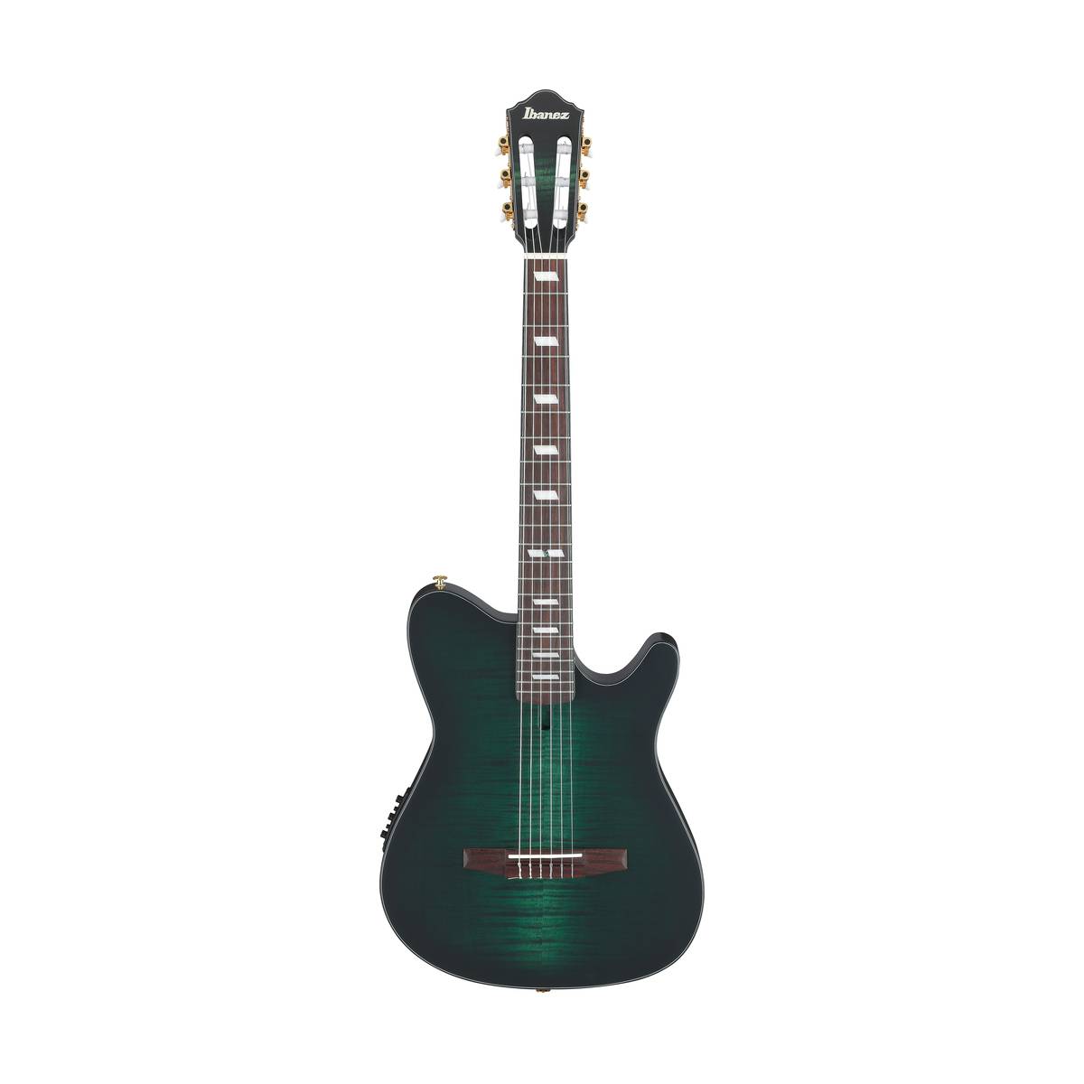 Ibanez FRH20FMN Nylon String Guitar Deep Emerald Green Low Gloss w/ Pickup