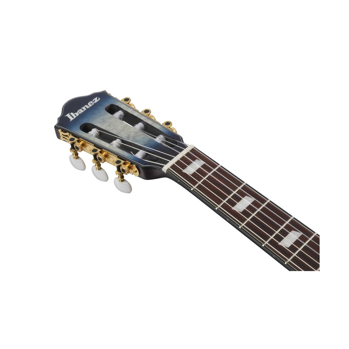 Ibanez FRH20QMN Nylon String Guitar Cosmic Blue Starburst Low Gloss w/ Pickup