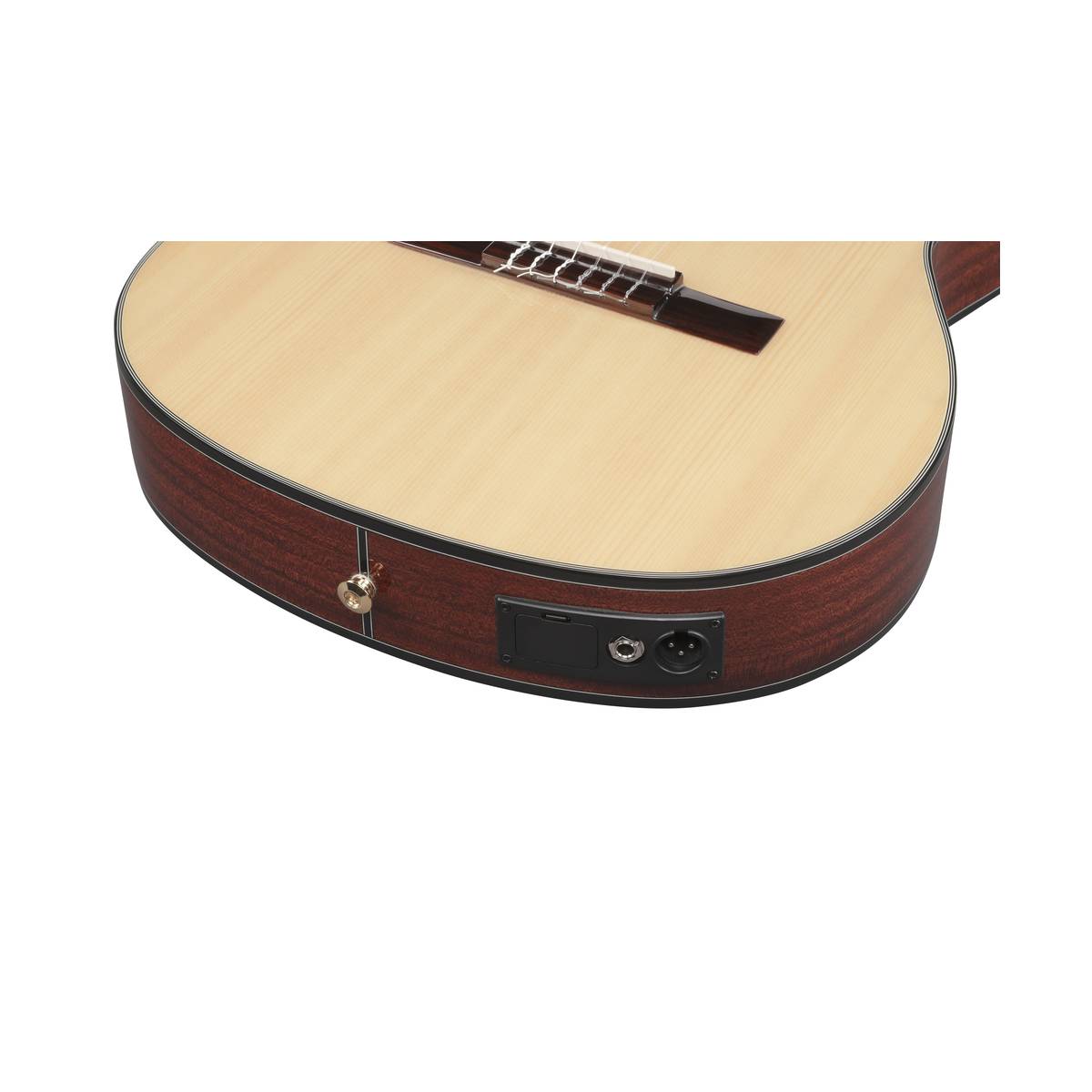 Ibanez GA35TCE Thinline Classical Guitar Nylon Strings Natural High Gloss