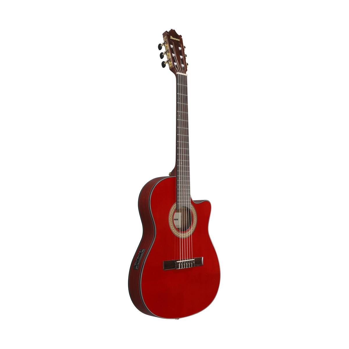 Ibanez GA35TCE Thinline Classical Guitar Nylon Strings Sapphire Red High Gloss