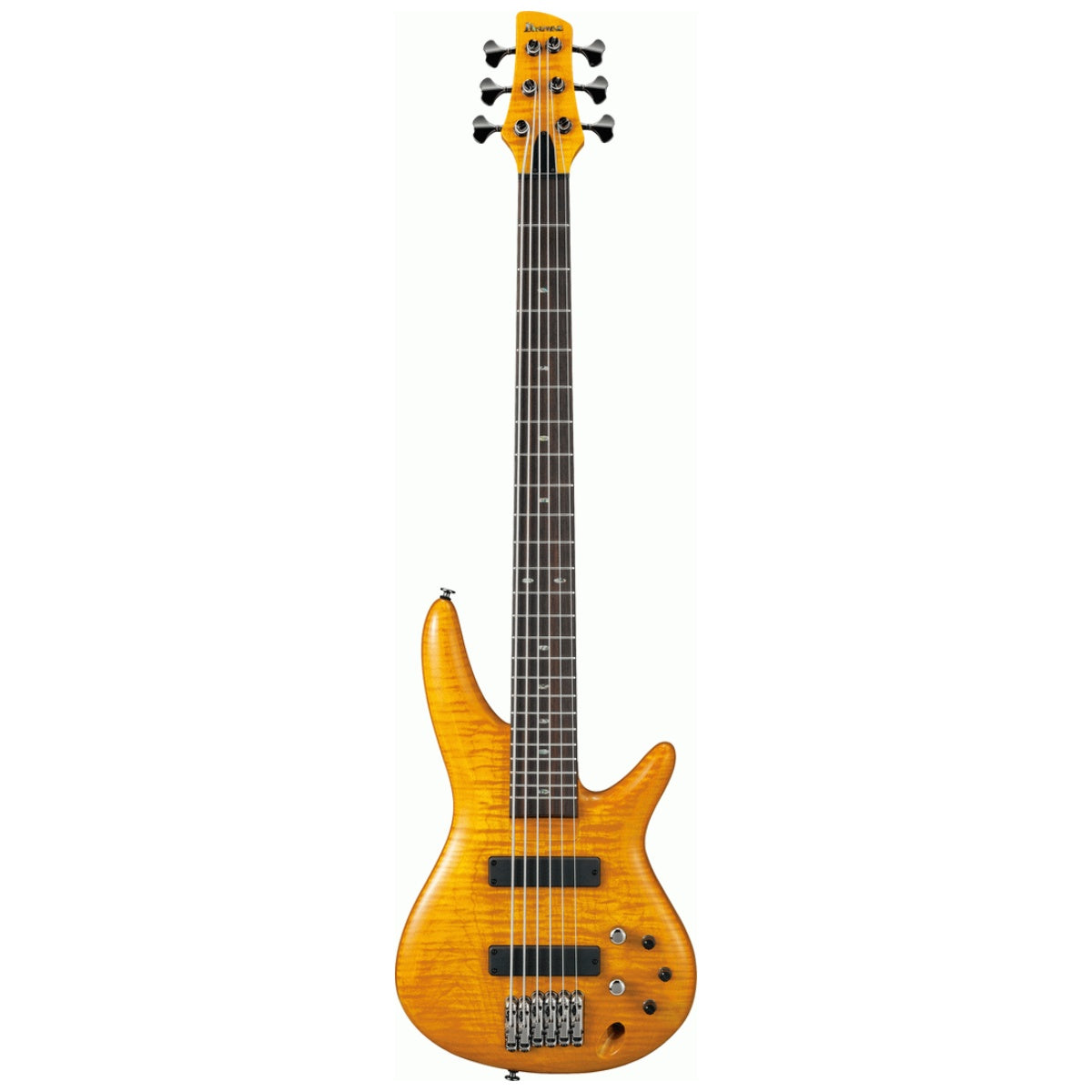 Ibanez GVB1006 Gerald Veasley Signature Bass Guitar 6-String.Amber