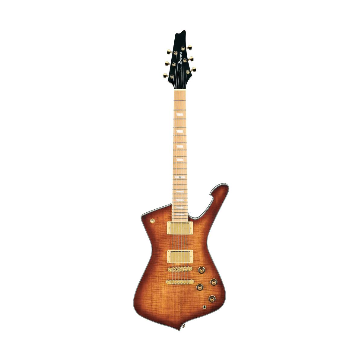 Ibanez IC420MFM Electric Guitar Caramel Burst Low Gloss