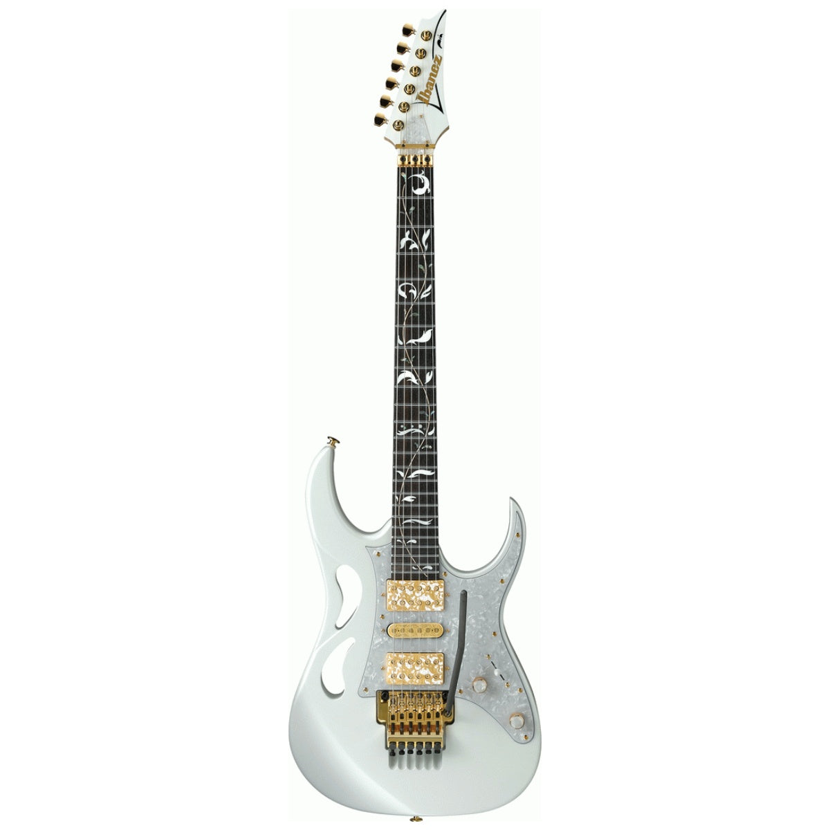 Ibanez PIA3761 Steve Vai Signature Electric Guitar Stallion White w/ Dimarzio Pickup