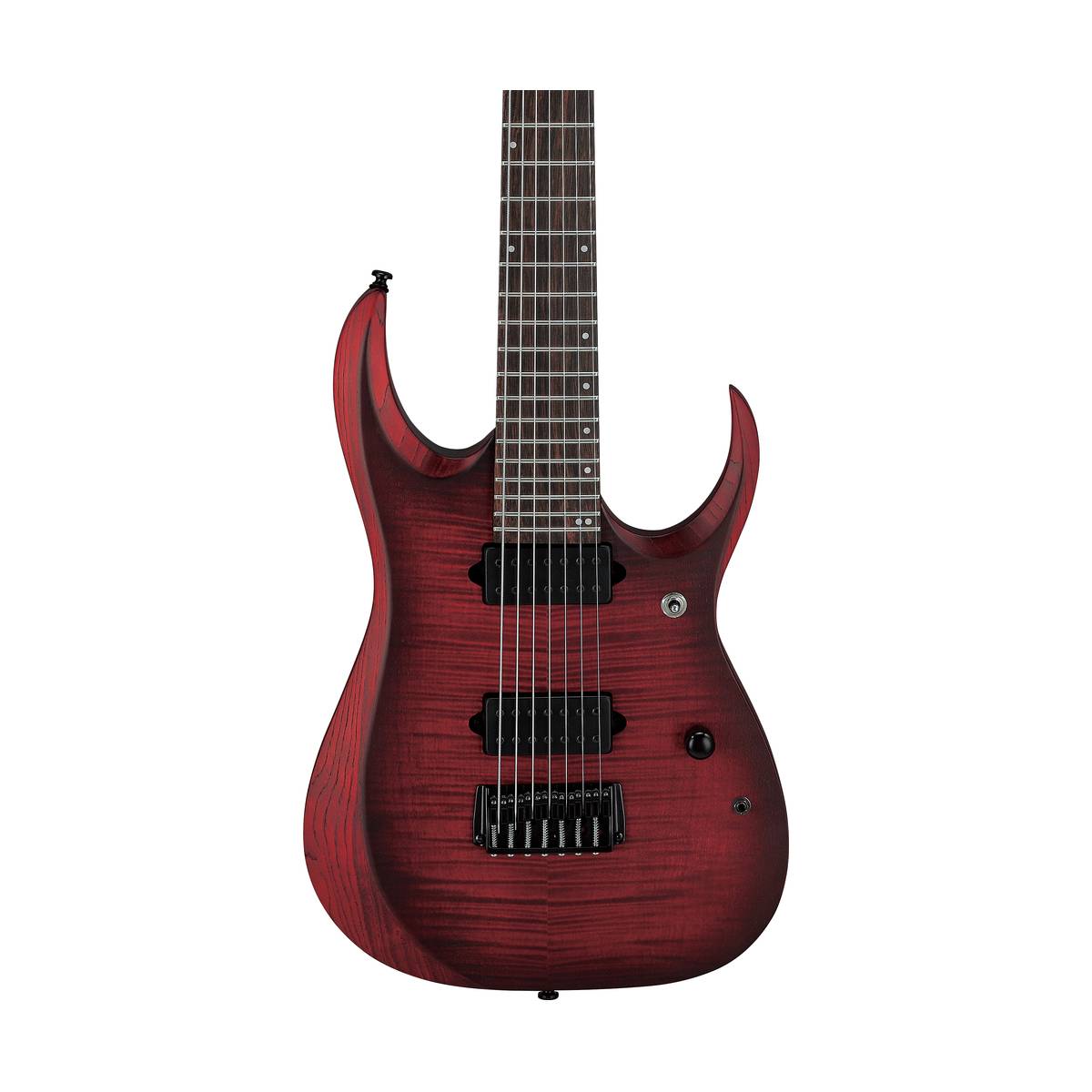 Ibanez RGD721FA Electric Guitar 7-String Stained Wine Red Burst Flat