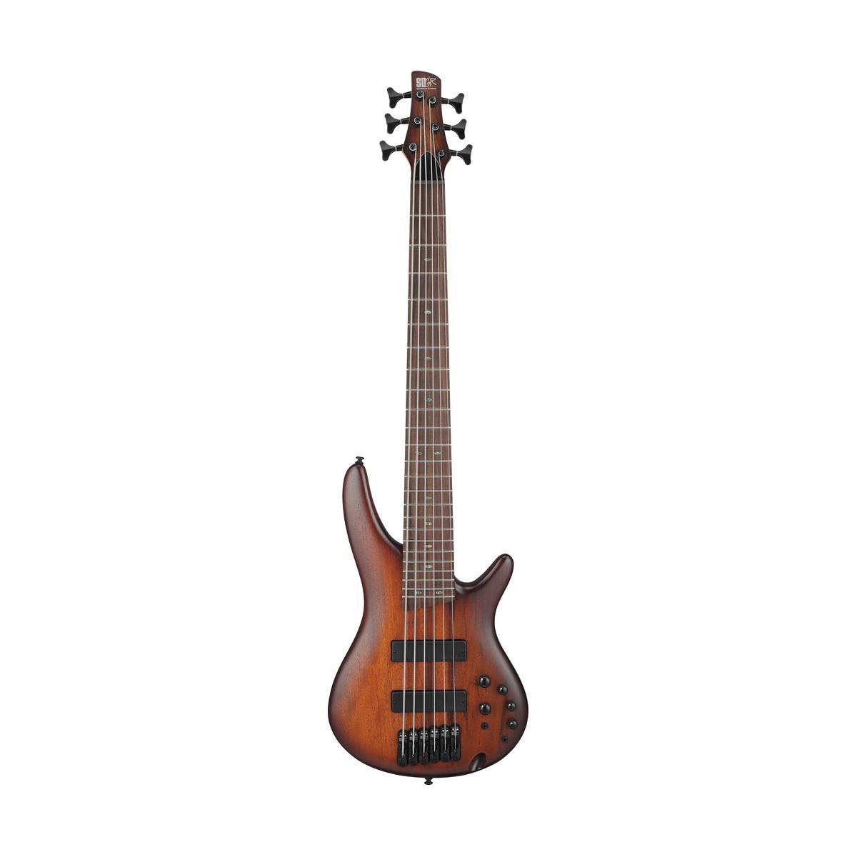 Ibanez SR506A Bass Guitar 6-String Mahogany Brown Burst Low Gloss