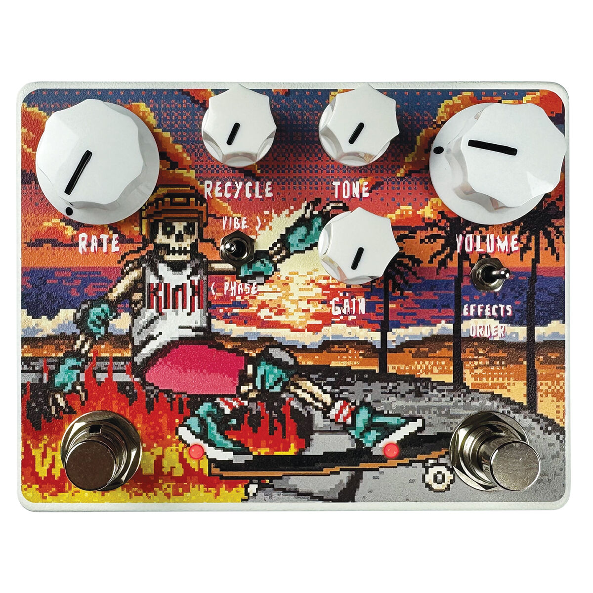 Kink Radical Fuzz/Phaser Effects Pedal