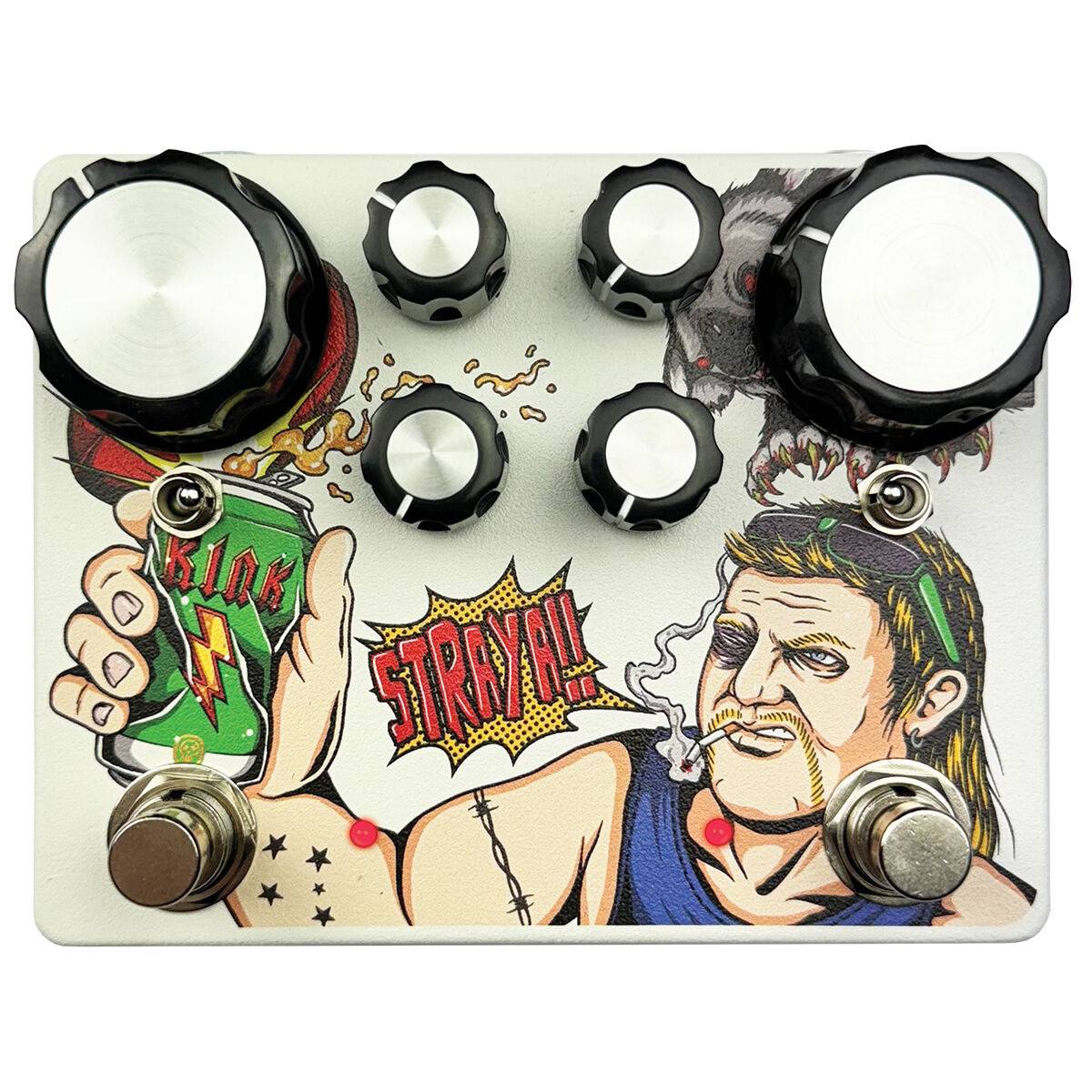 Kink Straya Drive Guitar Effects Pedal - Asymmetrical/ Symmetrical O/D & Guv'nor Style Distortion