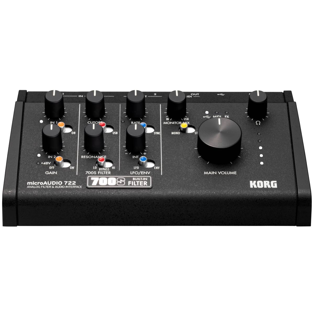 Korg MicroAudio 722 USB Audio Interface 2in 2out w/ Analog Filter