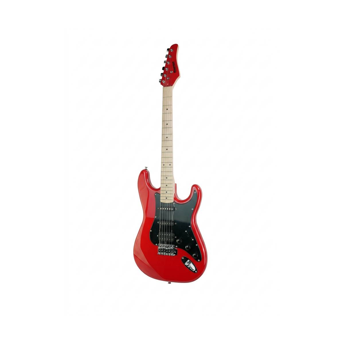 Kramer Focus VT-211S Electric Guitar Red w/ Black Guard - KF211RECT3-BPG
