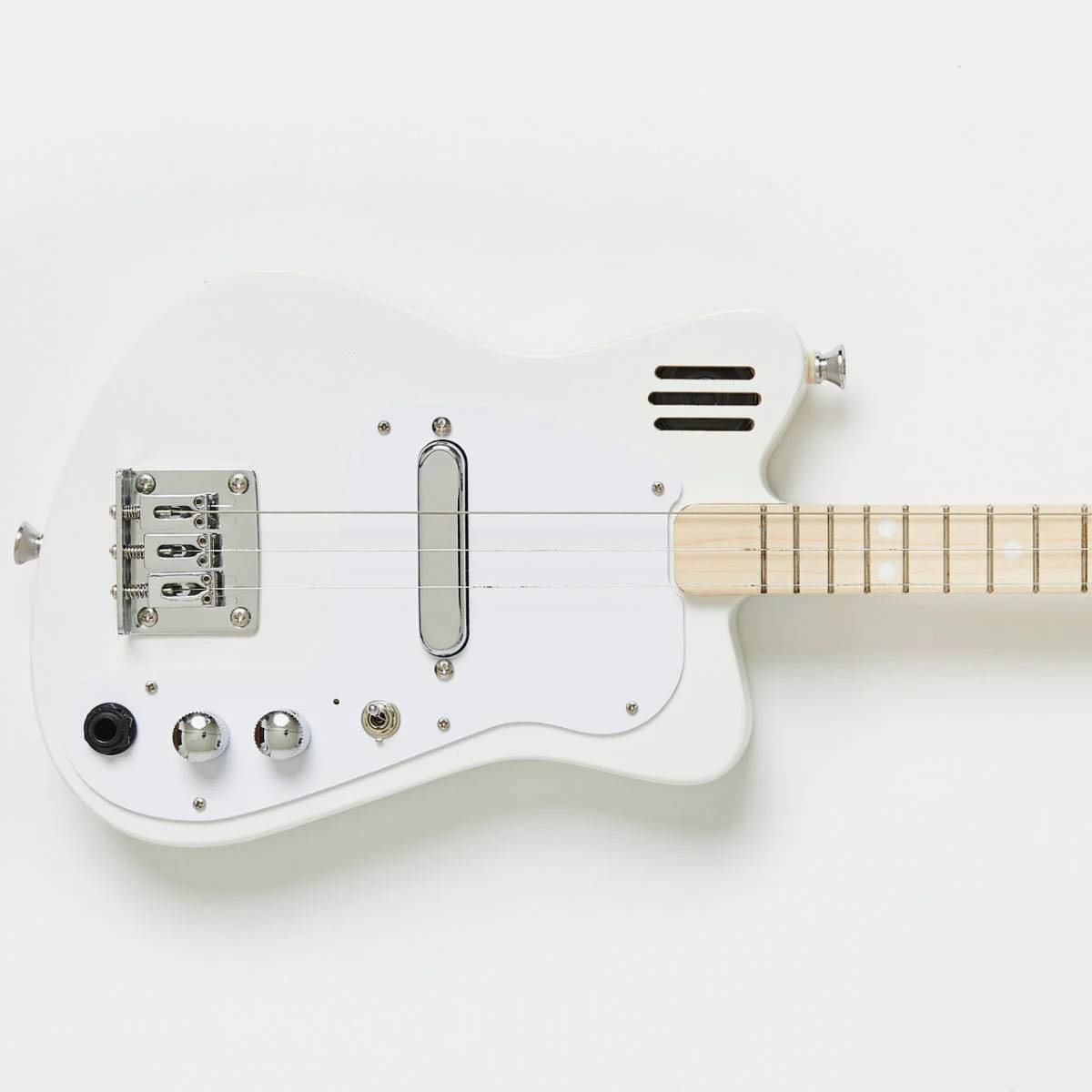 Loog Electric Mini Guitar w/ Built-In Amp - White (Ages 3+)