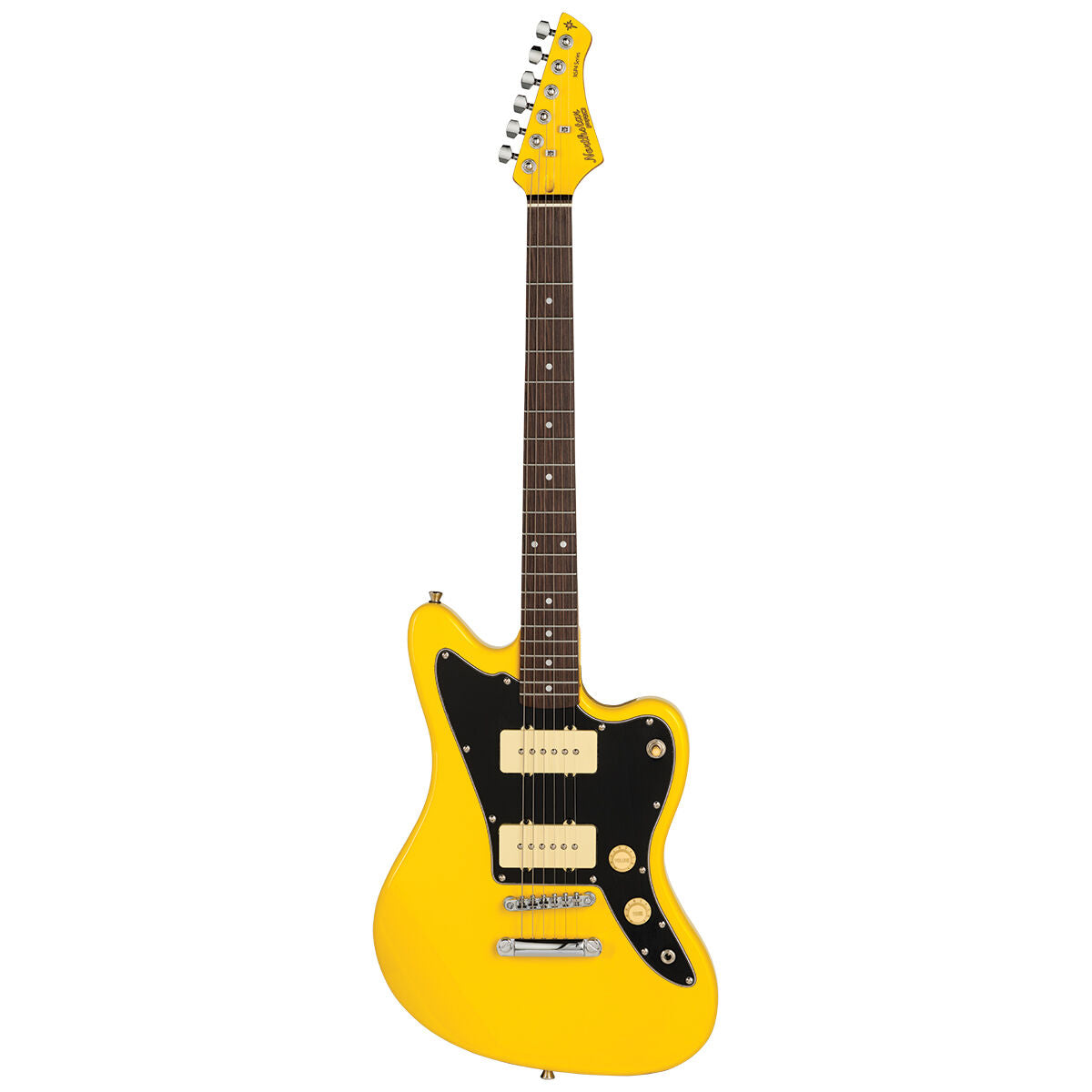 Northstar NSP4-GY Pro Commander Electric Guitar Graffiti Yellow Gloss