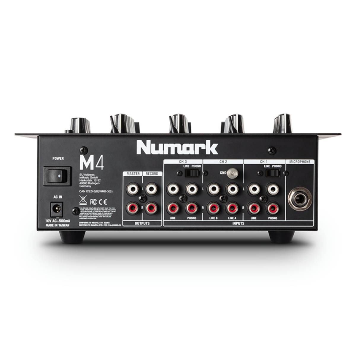 Numark M4 DJ Mixer Three 3 Channels