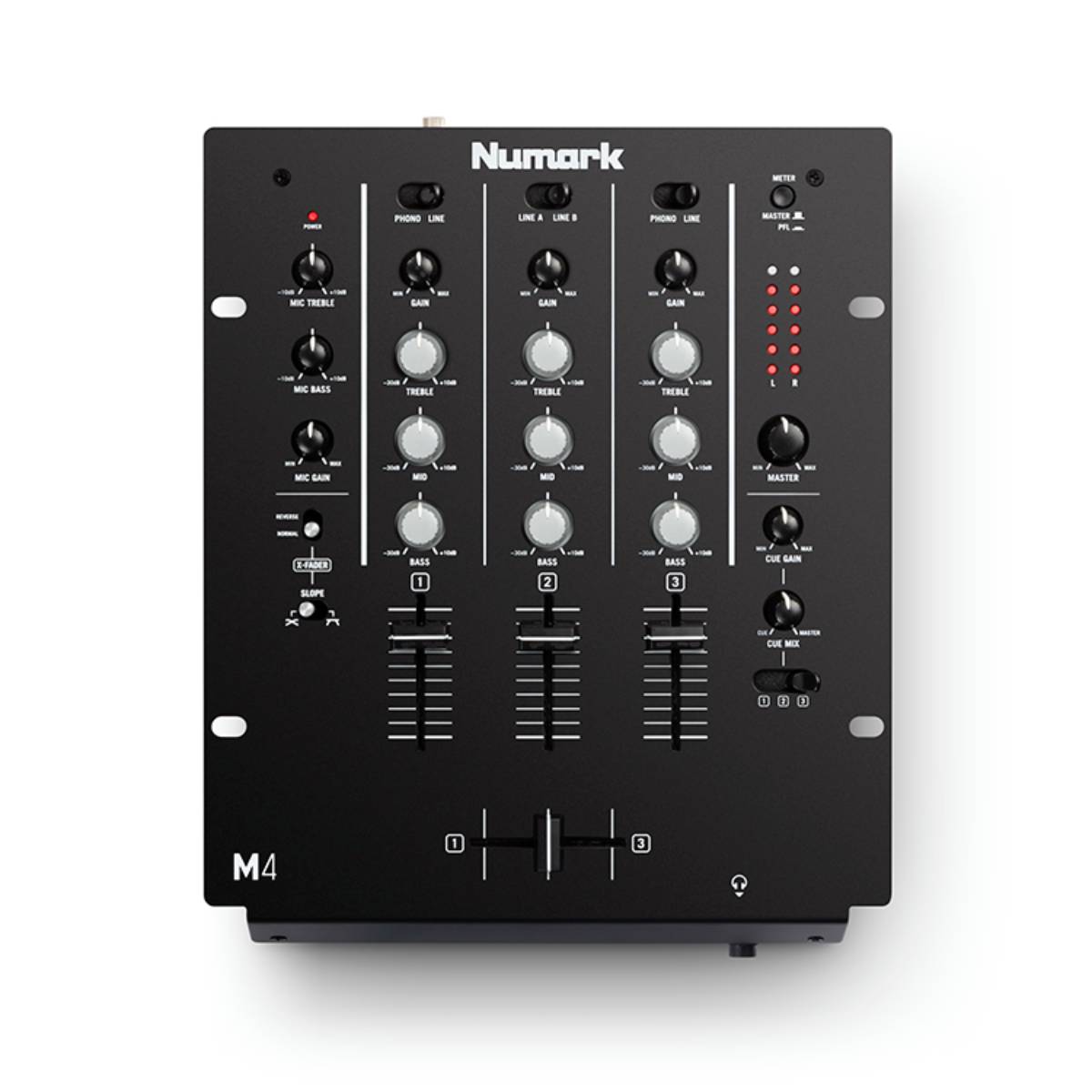 Numark M4 DJ Mixer Three 3 Channels