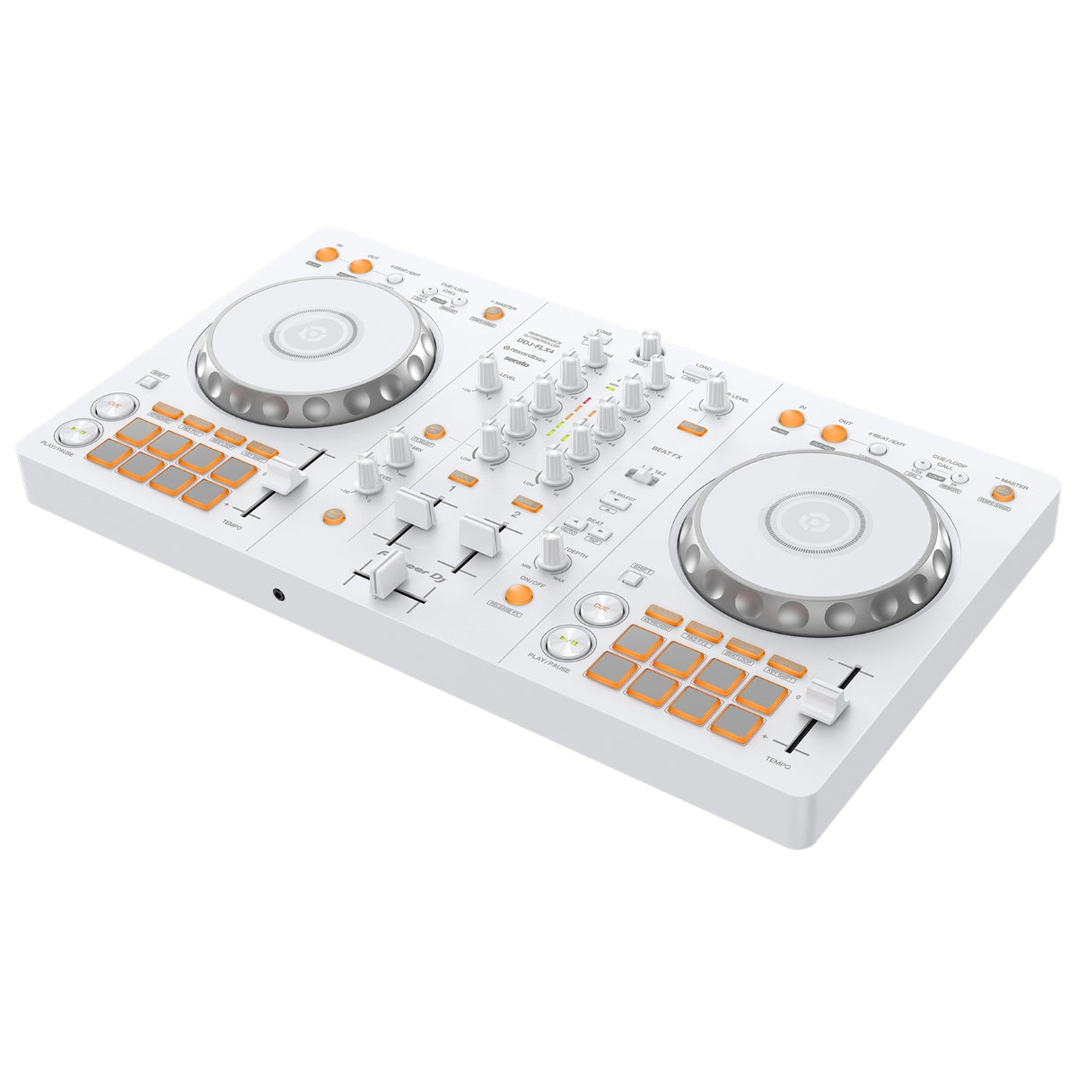 Pioneer DDJ-FLX4-W DJ Controller 2-Channel for Rekordbox & Serato DJ Pro DDJFLX4 - White