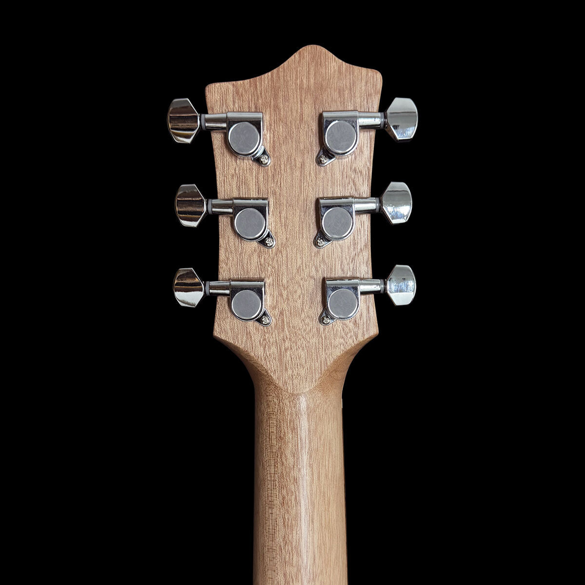 Pratley DVR Single Cutaway Electric Guitar Solid QLD Blue Fig Body Natural Black