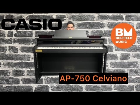 Casio Celviano AP-750 Digital Piano Black w/ Bench