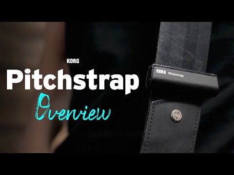 Korg Pitchstrap PST-1 Strap-Mounted Guitar Tuner - Black