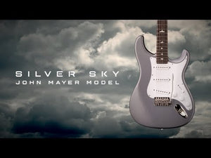 PRS Paul Reed Smith John Mayer Silver Sky Electric Guitar Faded Black Tee Satin (Rosewood FB)
