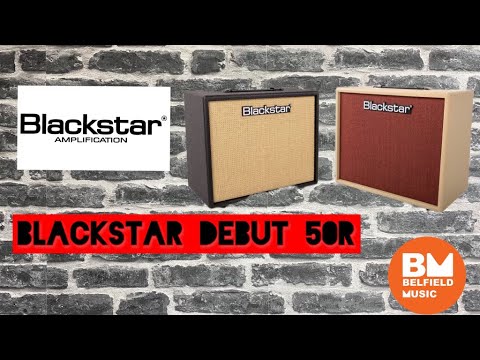 Blackstar Debut 50R Guitar Amplifier 50w Combo Amp - Baby Blue Union Jack
