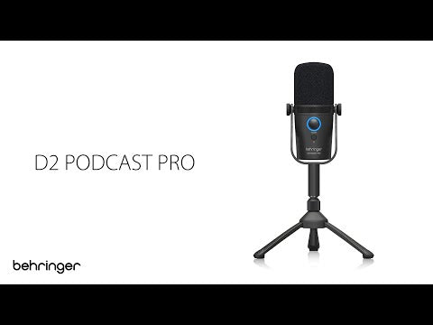 Behringer D2 Podcast Pro Large Diaphragm Dynamic Microphone