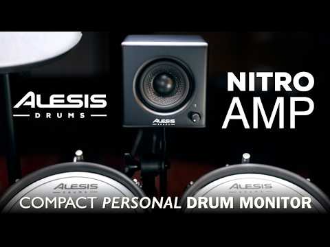 Alesis Nitro Amp Drum Monitor Compact 70w Powered Speaker