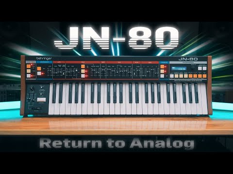 Behringer JN-80 Synthesizer Classic Analogue 8 Voice Poly Synth