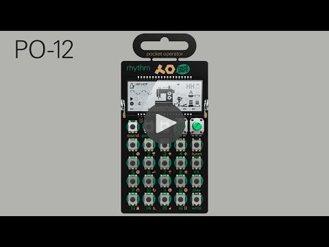 Teenage Engineering Pocket Operator PO-12 Rhythm - 16 Sound Drum Machine & Sequencer