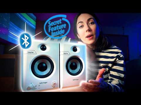 Behringer Truth Audiophile 4.5inch BT Studio Monitors w/ Bluetooth - White Pair