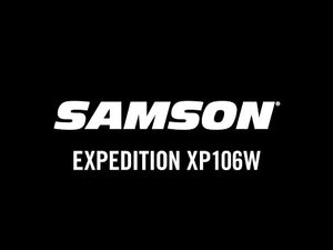 Samson Expedition XP106W Portable PA Speaker 100w w/ Wireless Microphone, Bluetooth & Rechargeable Battery