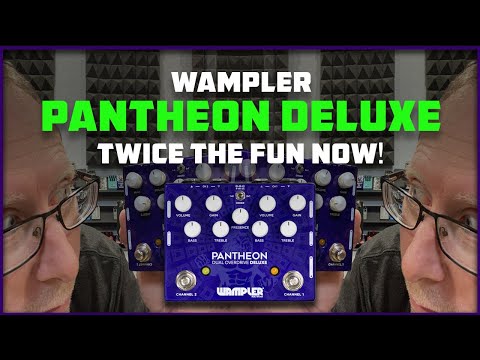 Wampler Dual Pantheon Deluxe Overdrive Effects Pedal