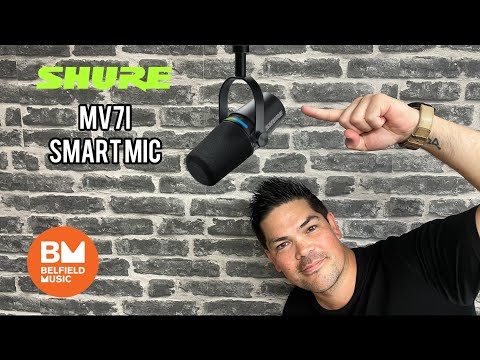 Shure MV7i Smart Dynamic Microphone & 2-Ch USB Audio Interface